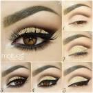 Gold Glitter Cut Crease Smokey Eye - New Years Eve Makeup Tutorial