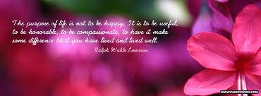 The Purpose Of Life Is Not To Be Happy... | Quotes | Pinterest ... via Relatably.com