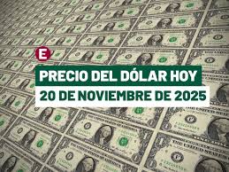 ¡Peso pierde ganancias! Precio del dólar hoy 20 de noviembre de 2025