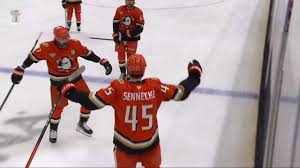 Beckett Sennecke Extends Goal Streak in Playoffs