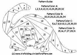Résultat de recherche d'images pour "iris folding templates"