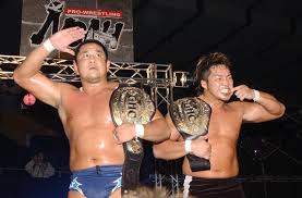 ノアＧＨＣタッグ王座 ０３年、永田裕志＆棚橋弘至組が〝地上最強の王者〟下し新日勢初奪取【昭和～平成スター列伝】