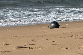 Objetos misteriosos descobertos em praia australiana.