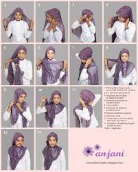 Image result for tutorial hijab