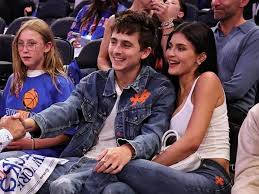 Kylie Jenner and Timothée Chalamet at NBA Finals