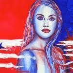 Imany Nadia Mladjao Windows Of The Soul by Anna Borsos Ruzsan ... - Red-White-Blue-Liberty_art_art