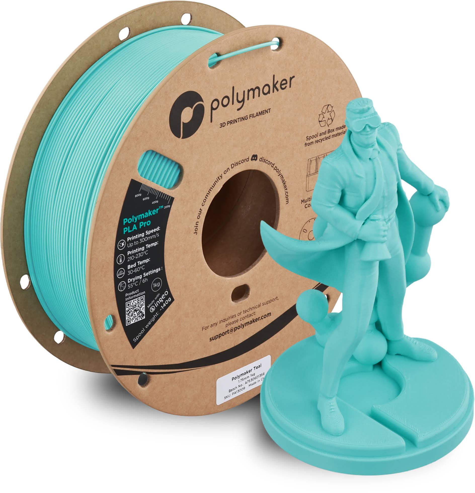 Polymaker 1.75mm PolyLite PLA Pro Filament
