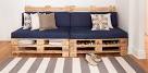 Come fare facilmente un divano chaise-long con pallet interi