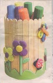 Resultado de imagen de paletas DE HELADOS DE TRABAJOS MANUALES