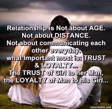 best love quotes – the trust of girl to her man the loyalty of man ... via Relatably.com