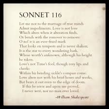 shakespeare&#39;s sonnet 116. my favorite. | say it like it is ... via Relatably.com