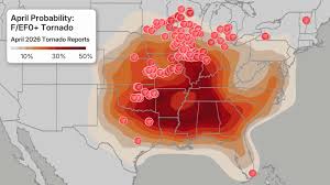 Weird April Severe Weather: Illinois, Wisconsin Lead Nation's Tornadoes; Alabama Is Shut Out