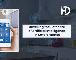 Изображение: person reading a blog post about their experience using a smart home security system.