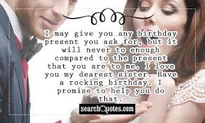 Best Sister Birthday Quotes via Relatably.com
