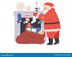 Imagem de Papai Noel com Meias Velhas