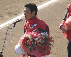 広島東洋カープ 春季キャンプ 選手の笑顔の画像