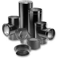 DuraVent DuraBlack 6 in. D X 6 in. D 45 deg Galvanized Steel ...