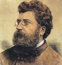 Picture of Georges Bizet. (sent by Egon Schrøder) - bizet