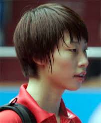 A moment of reflection for Wu Yang after beating Kasumi Ishikawa. 14 August 2009 - China&#39;s Wu Yang and Chinese Taipei&#39;s Cheng I-Ching, both 17 years old, ... - 1730303261