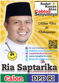 Disain Billboard, Baliho, Sticker Ria Saptarika, Calon DPD RI - sticker-last-210x297