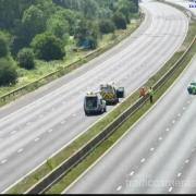 National Highways clears M5 between J22 and J23 after cable risk