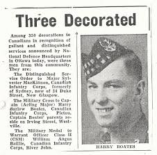 Three Decorated Major Sylvester MacKinnon. Captain Harry Barlow Boates CSM William Angus Baillie. - ThreeDecorated