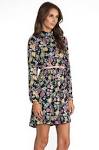 Images for long sleeved floral dress