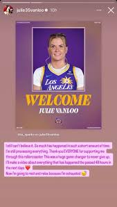 Julie Vanloo Finds New Home with Los Angeles Sparks After Valkyries Release