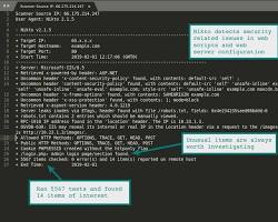 Nikto penetration testing tool