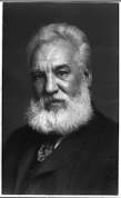 Abb. Alexander Graham Bell war ein Sprachtherapeut, Erfinder und später auch ...