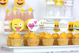 Image result for emoji themed birthday party