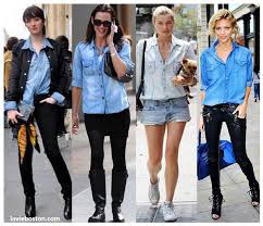 Resultado de imagem para camisa jeans look