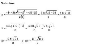 Resultado de imagen para ecuaciones cuadraticas