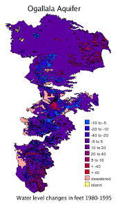Image result for Ogallala aquifer map