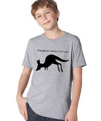 Heather Gray &#39;Kangaroo Hates Push Ups&#39; Tee - Boys via Relatably.com