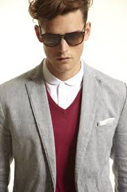 Key to Success–Guy Robinson puts on shades and is set for the key looks of Henri Lloyd&#39;s spring/summer 2012 season. From shawl collars and lightweight linen ... - guy6