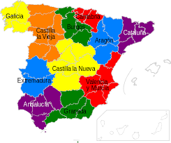 Bildresultat för andalucía mapa provincias