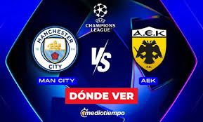 Manchester City vs. AEK: ¿A qué hora y dónde ver EN VIVO Jornada 3 de Champions HOY?