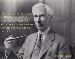 Bertrand Russell Quotes Cocksure. QuotesGram via Relatably.com