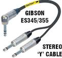 Stereo guitar cable