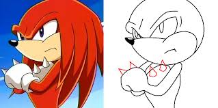 Knuckles sonic base by Quotes-over-1million on DeviantArt via Relatably.com