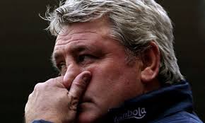 Steve Bruce, Sunderland manager. Steve Bruce had to endure abusive chants from Sunderland fans as his side slipped to a home defeat by Wigan. - Steve-Bruce-Sunderland-ma-007