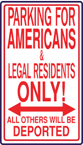 Image result for welcome to america sign