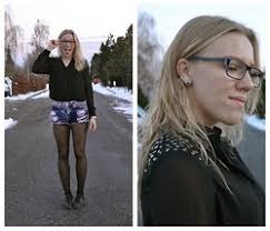 Katrine Pedersen - Gina Tricot Studded Shorts, Sisters Point Skirt - Got them glasses on. HYPE 4. Gina Tricot Studded Shorts, Sisters Point Skirt - 2786060_Got_them_glasses_on