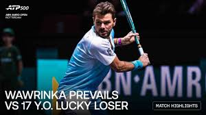 Stan Wawrinka, 40, derota Boogaard en clásico histórico en Rotterdam