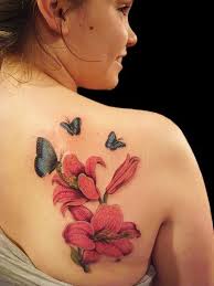 tatoo fiori di ciliegio - le-farfalle-e-i-fiori