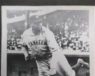 Hình ảnh về Babe Ruth in his iconic batting stance