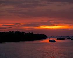 Image of Mekong Delta Sunset, Cambodia