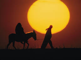 Image result for mary on a donkey clipart