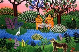 Resultado de imagem para paraiso na pintura